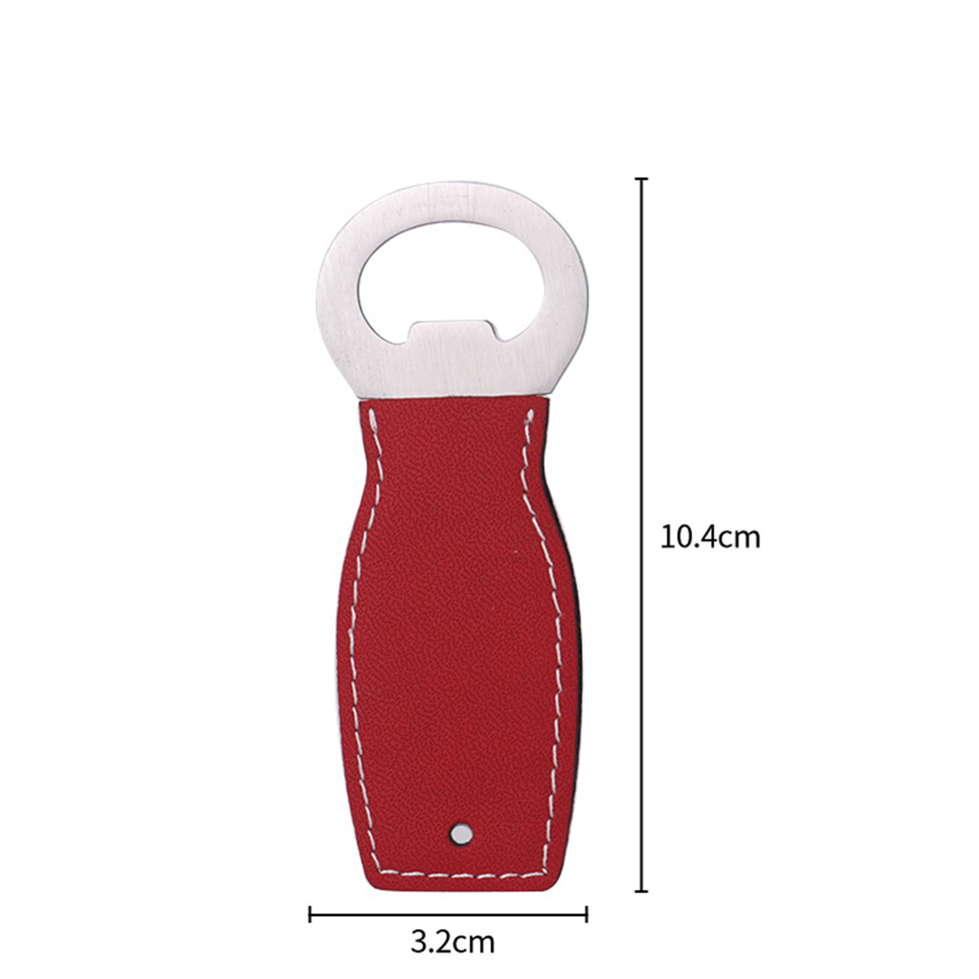 Custom Vegan Leather Bottle Opener 5