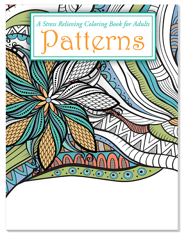 ADULT COLORING BOOK - Patterns, Stress Relieving Coloring Book for Adults 2