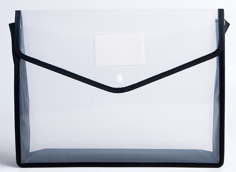 A4 transparent PP file bag 2