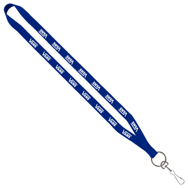 1/2" Polyester Lanyard with Sewn Metal Swivel Snap Hook 14