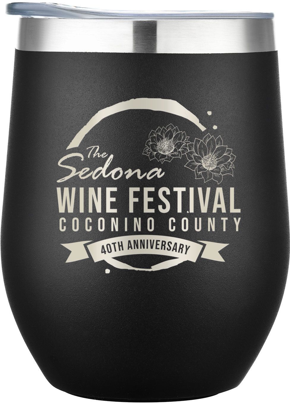 CRUISE STAINLESS STEEL WINE TUMBLER 12 OZ 15