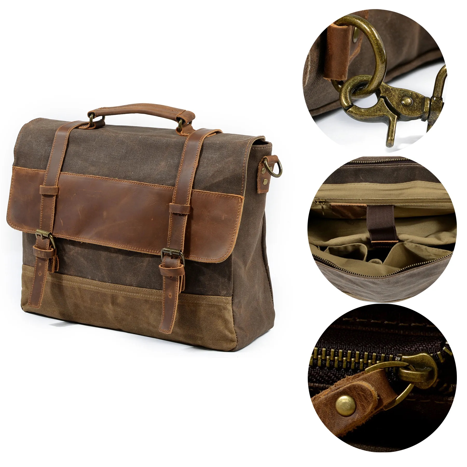 CanvasWaterproof Messenger bag 3