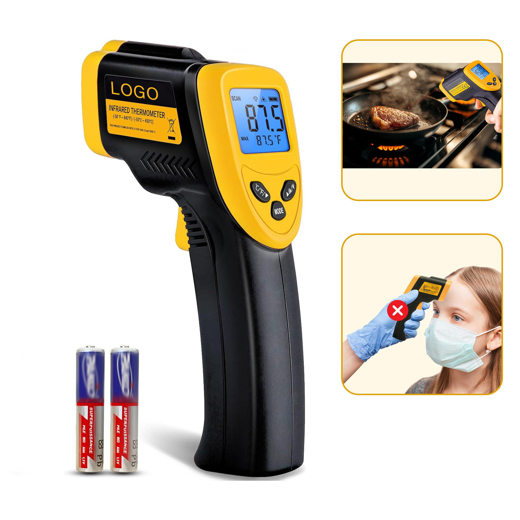 Infrared Thermometer Laser 3