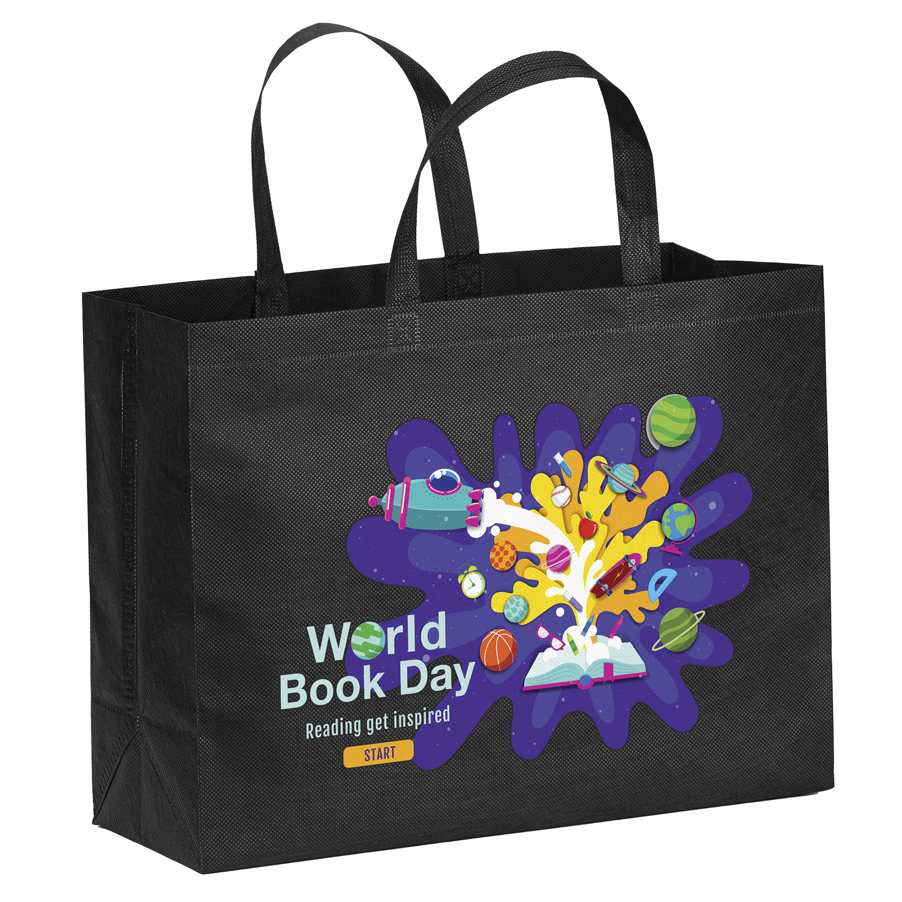Sea™- R-PET Non-Woven Totes - ColorVista 3