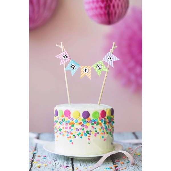 Paper Banner Toothpicks - Style C 2