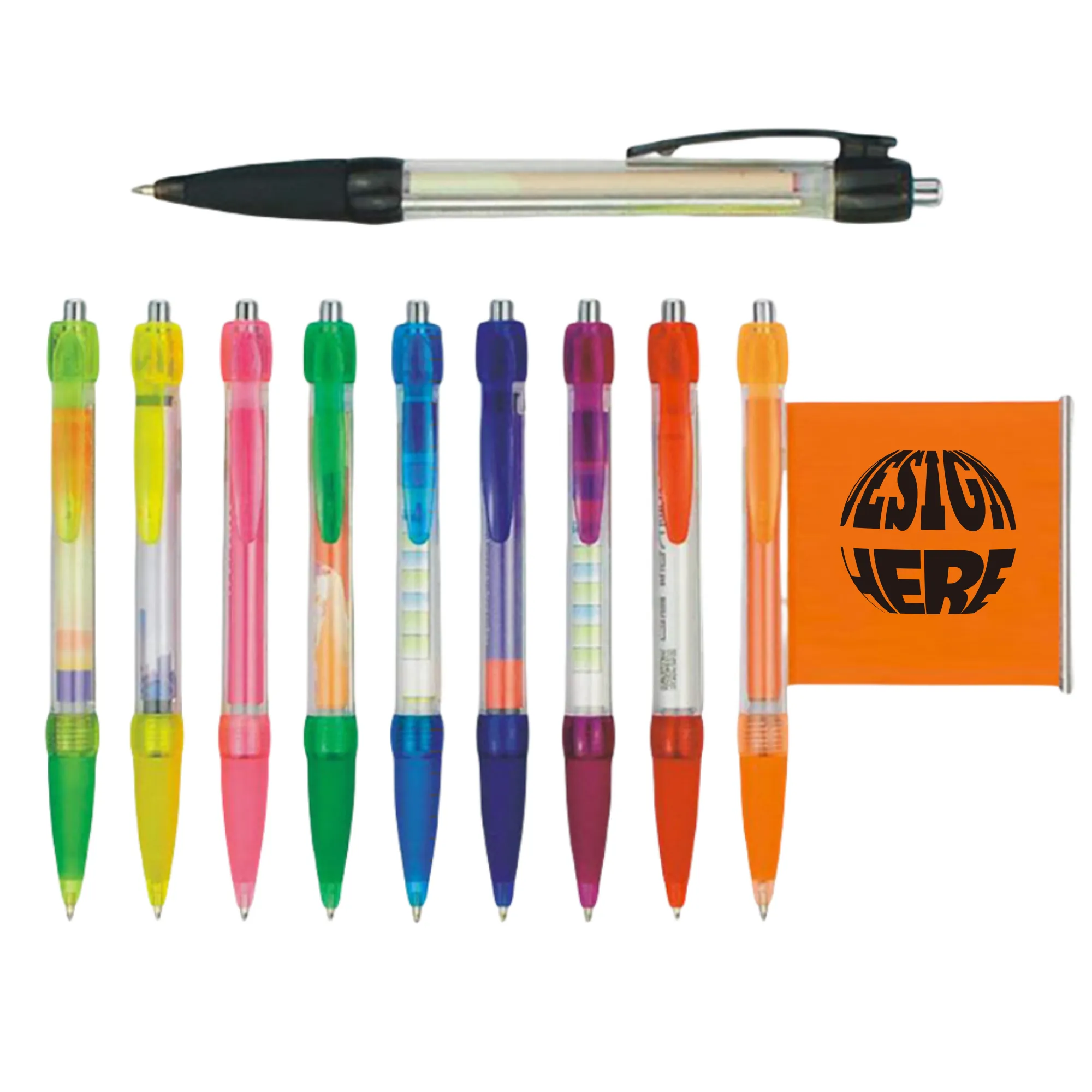 Pull-Out Banner Drawing Ballpoint Pen
