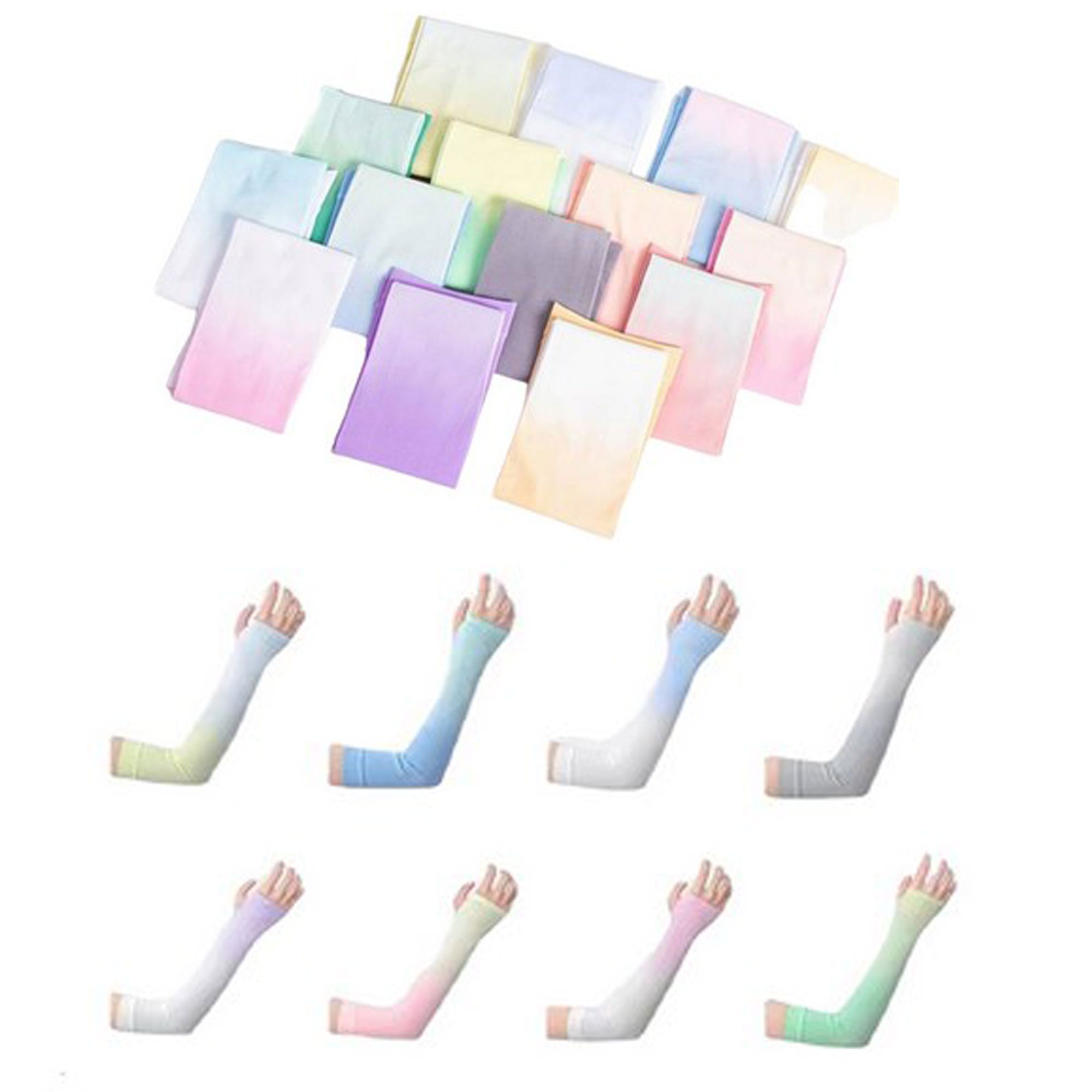 Gradient Color Anti Sunscreen Ice Sleeve 2