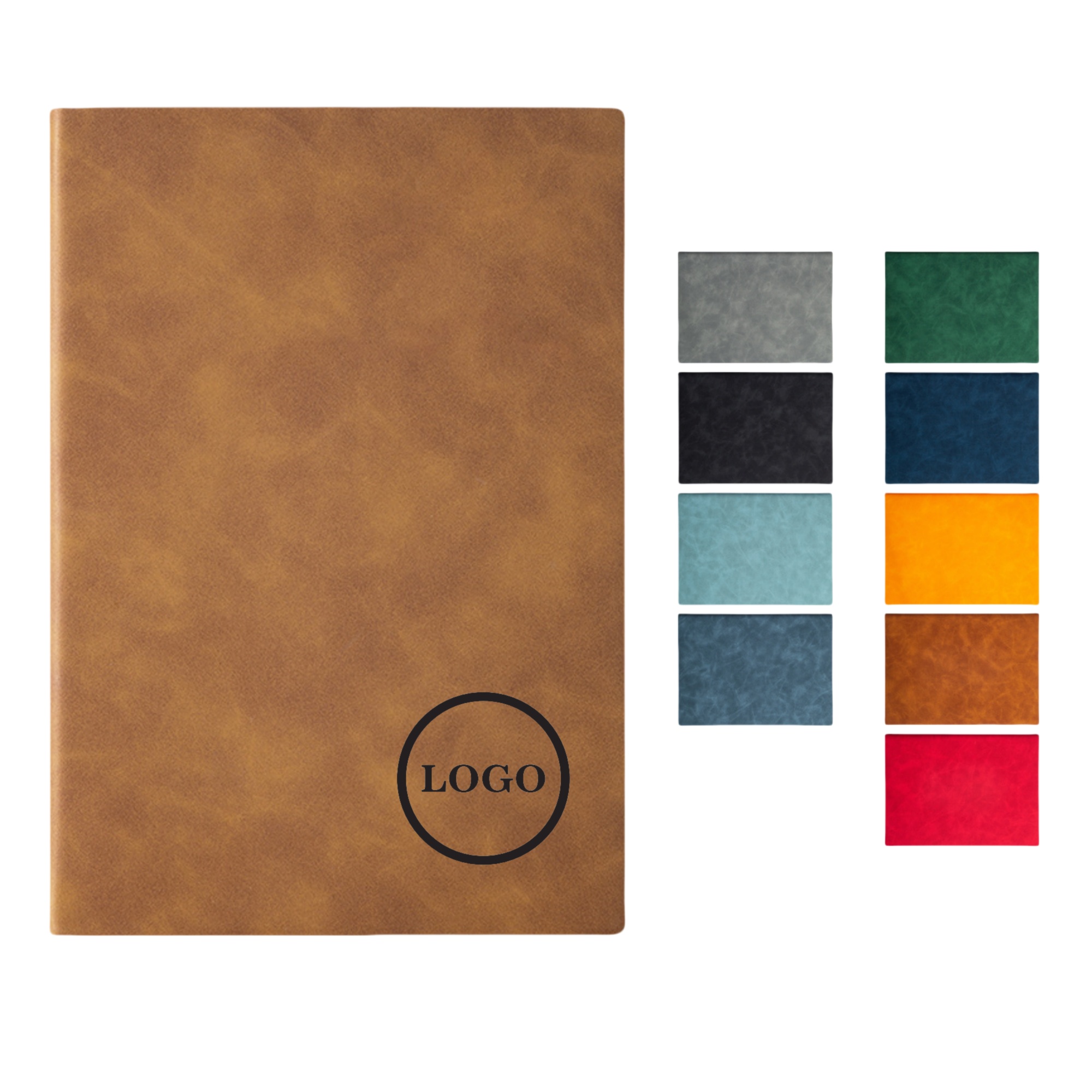 Soft Faux Leather Cover A5 Notebook 2