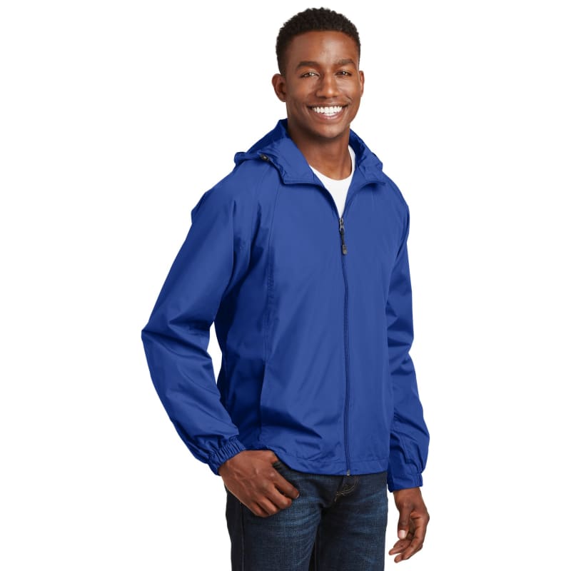 Sport-Tek Hooded Raglan Jacket. 2