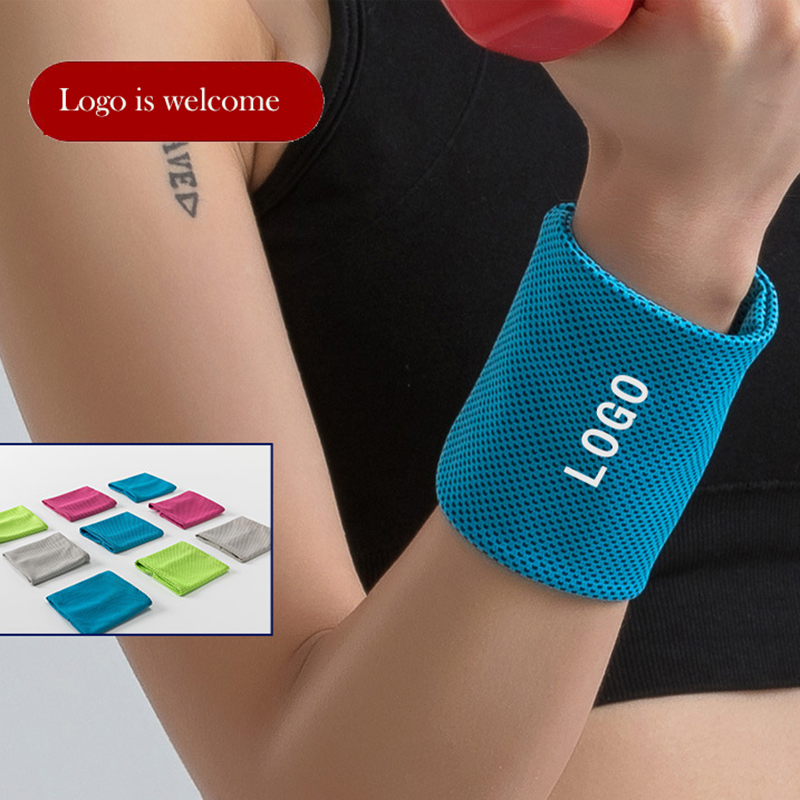 160gms Polyester Nylon Full Cooling Sports Wristband 1