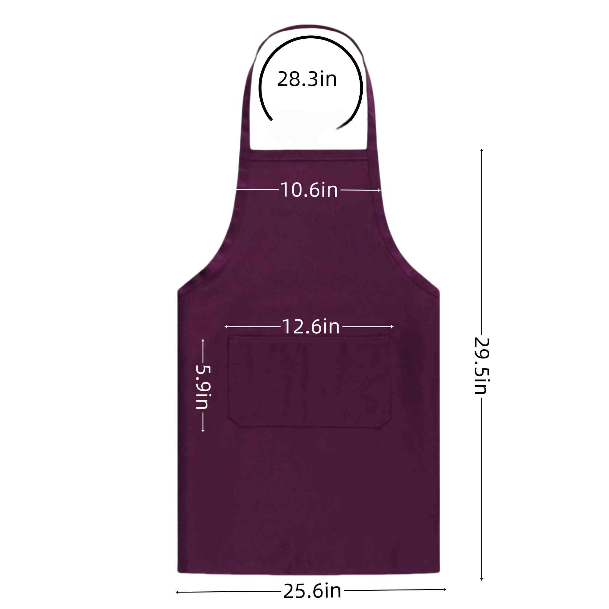 Adjustable Bib Soft Chef Apron 2