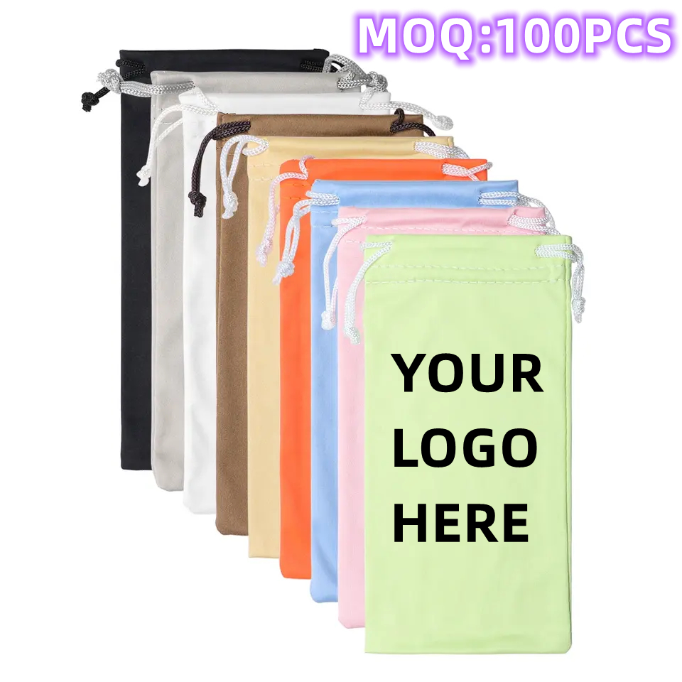 Microfiber Pouch With Two Drawstrings 4