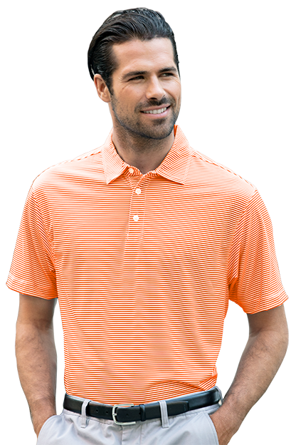 Vansport Pro Tonal Micro-Stripe Polo 52
