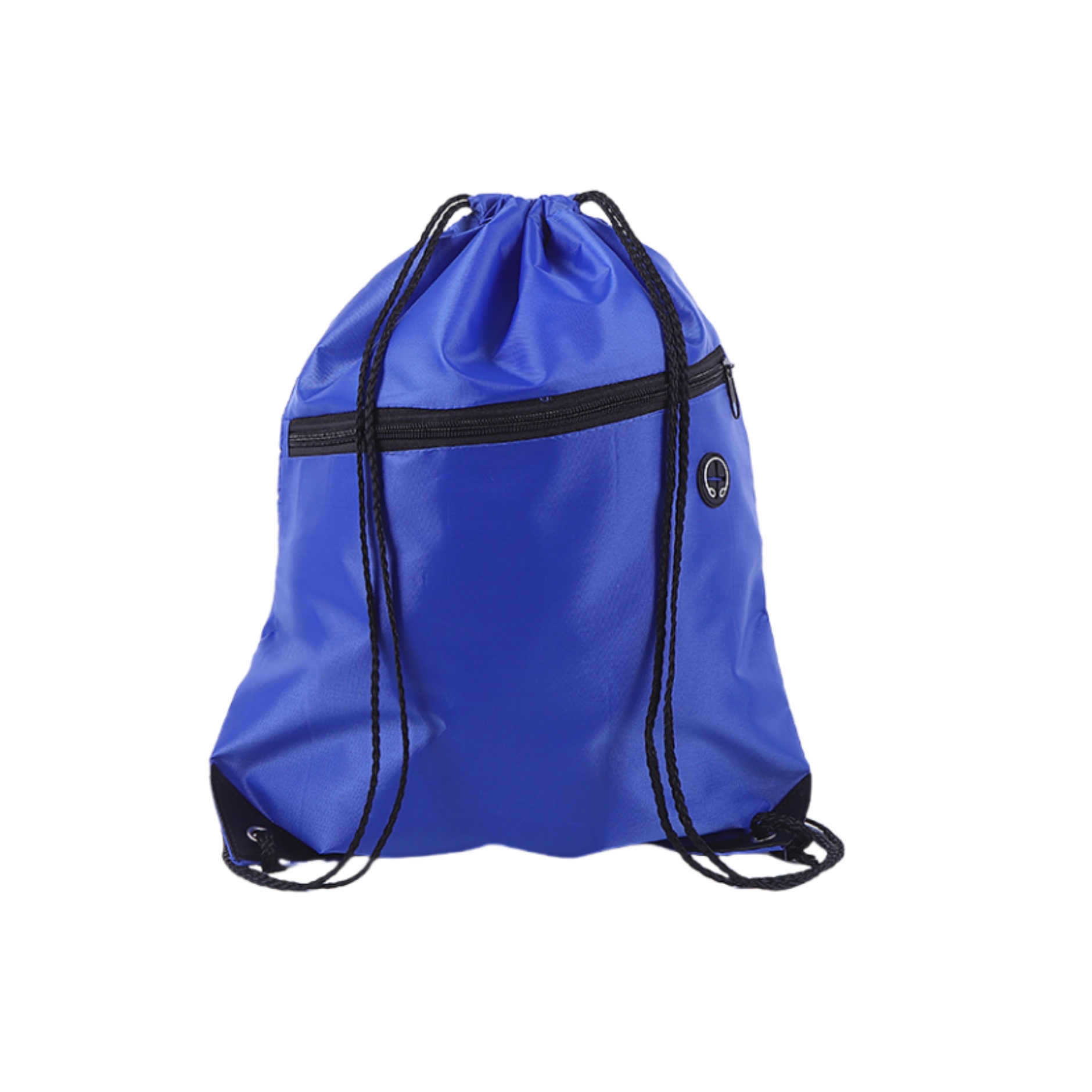 Drawstring Backpack Bag With Front Zipper 2