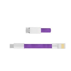 2 In 1 Keychain Charging USB C Cable With Micro USB Option 11
