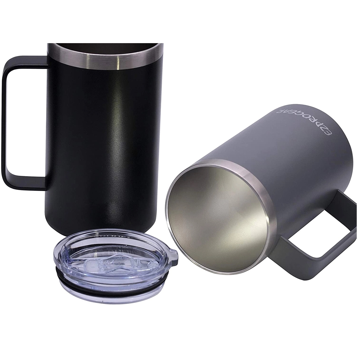 24 OZ Beer Tumbler Camping Cup with Handle and Lid 5