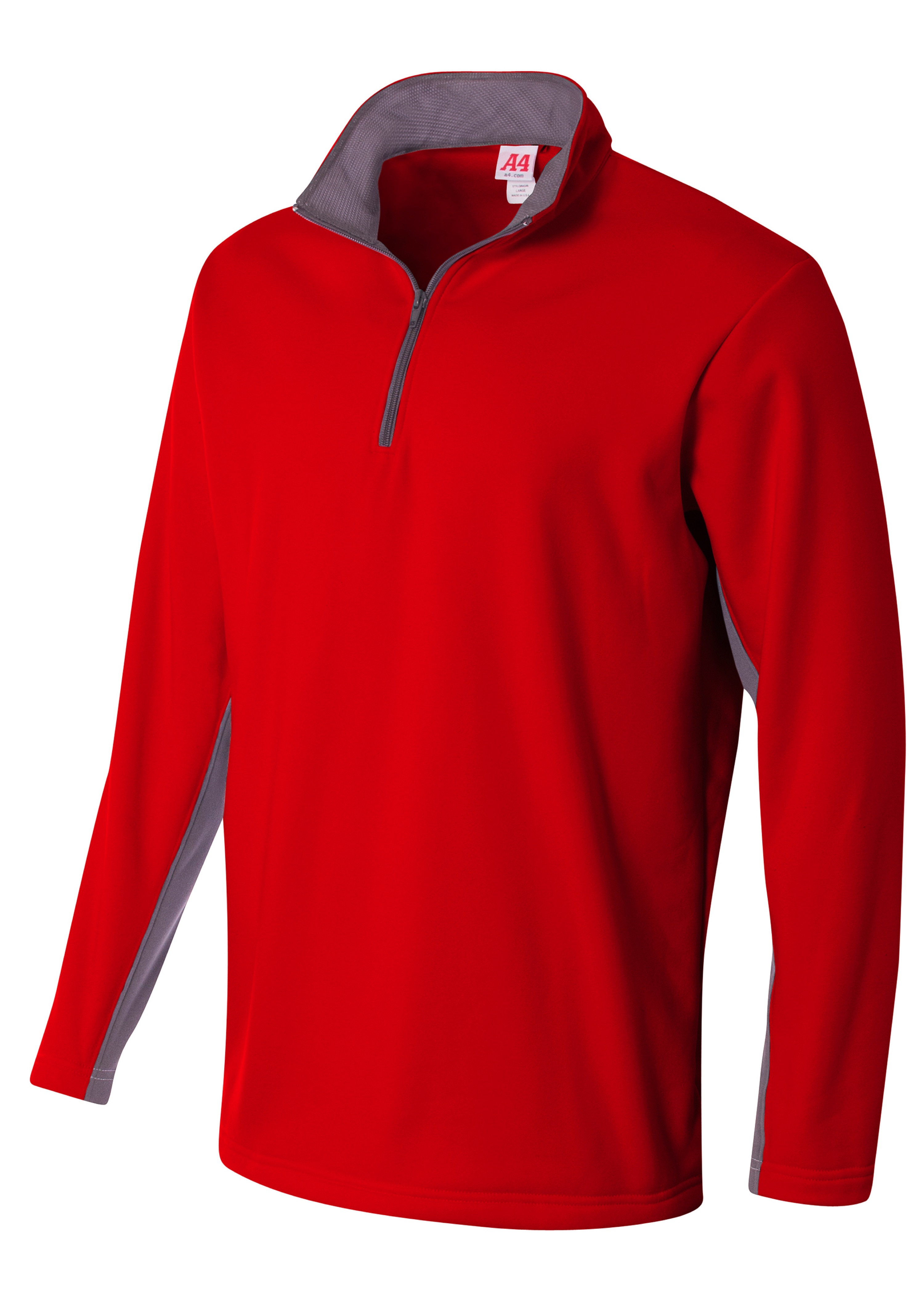 A4 1/4 Zip Color Block Fleece 3