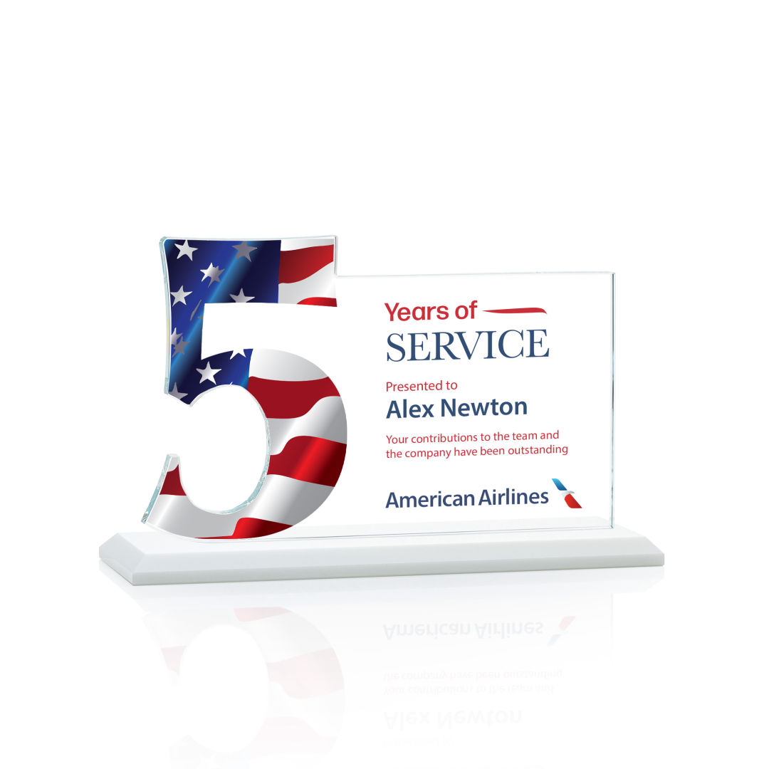 Hazelton VividPrint™ Award - White 15