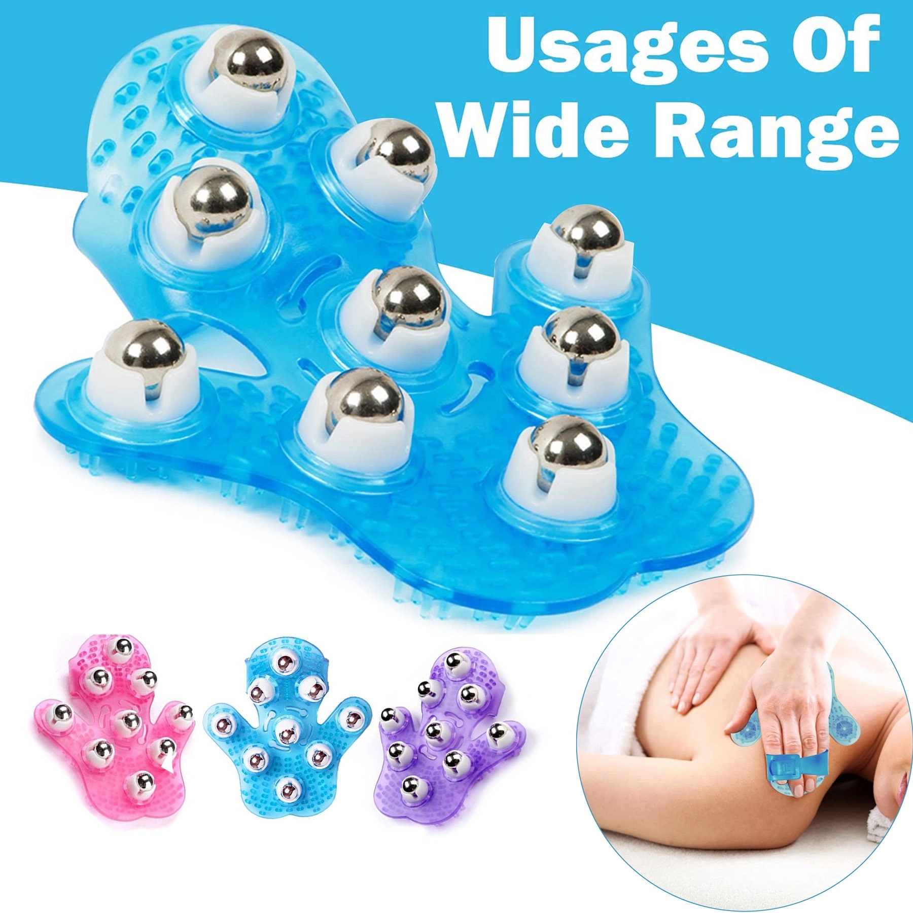 Palm Shaped Hand Held Massager for Full Body 7