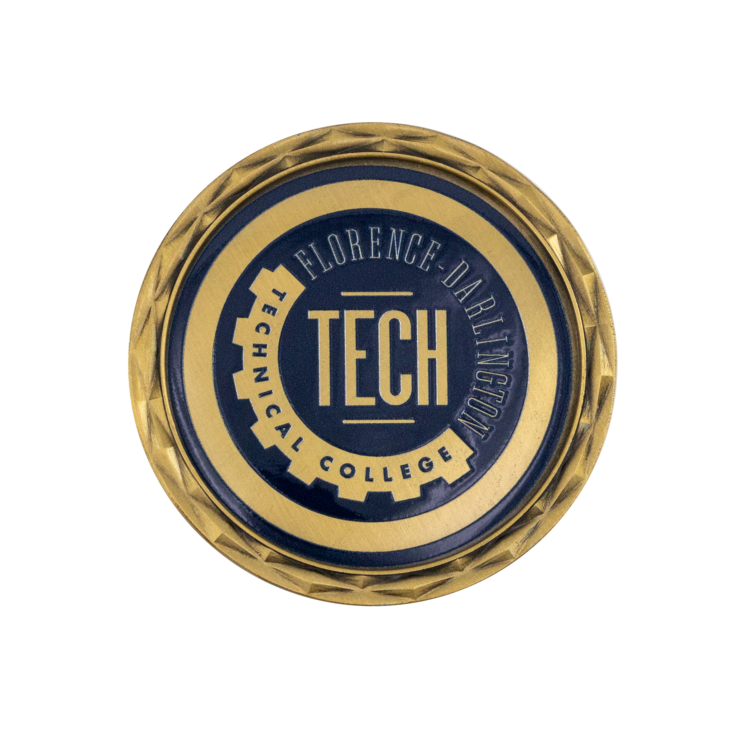 2" Speed Challenge Coin Diamond Border w/ 3D Texture Print 23