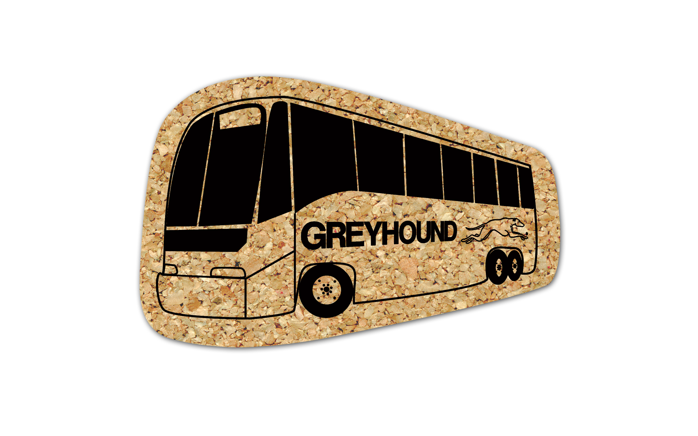 Bus Cork Coaster 3