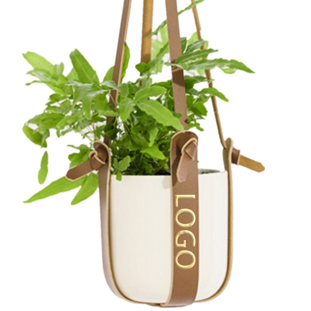 Leather Flower Plant Hanger 6