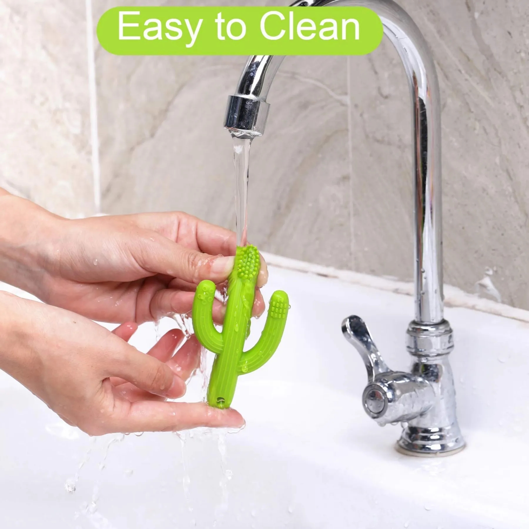 Cactus Teether Baby Toothbrush 3