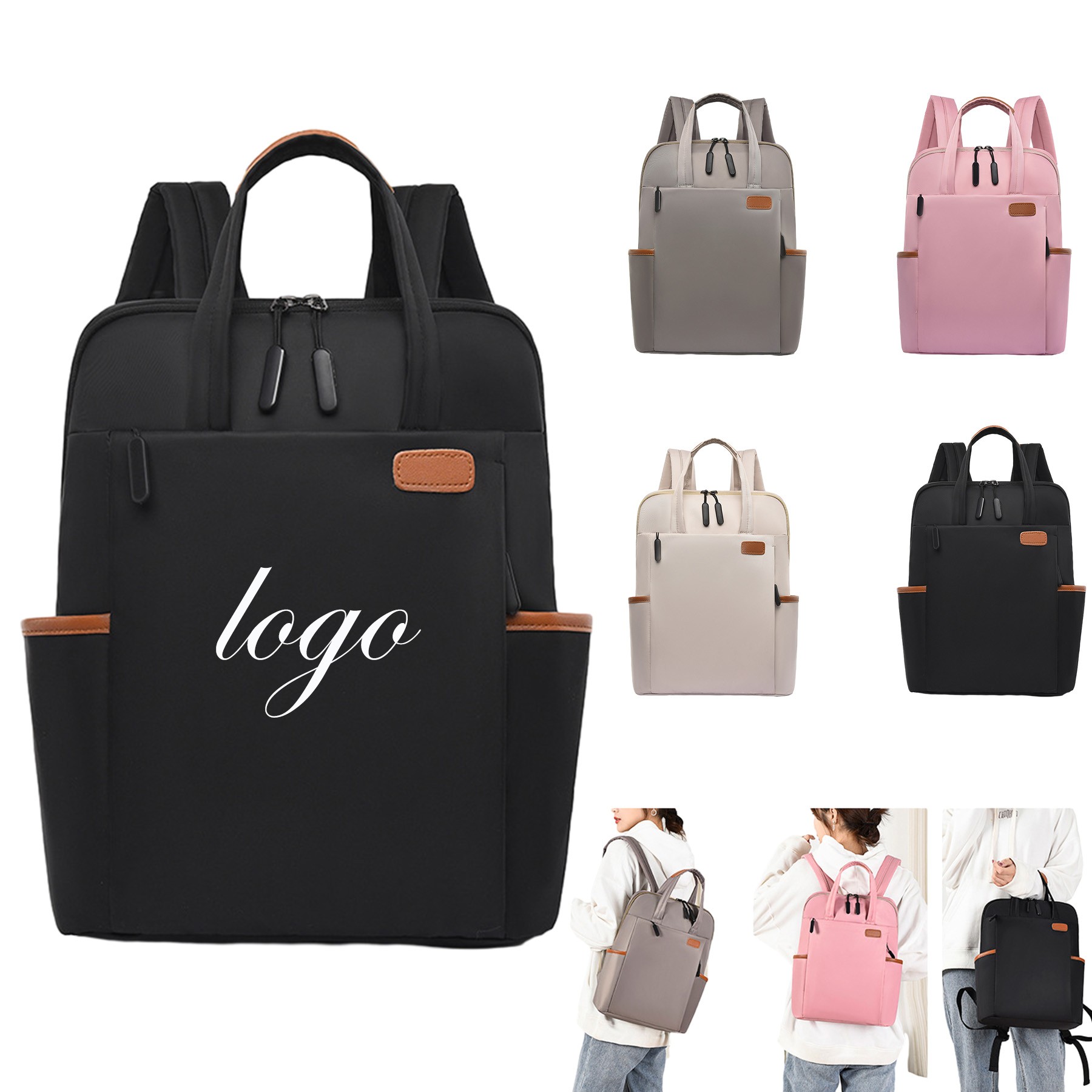 Large Capacity Travel Fashionable Contrasting Color Backpack