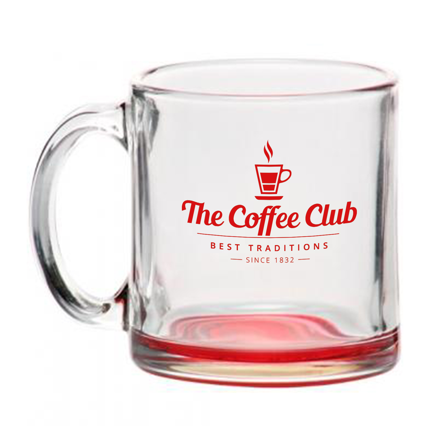 13 oz. Kona Glass Coffee Mug (1 Color Imprint) 7