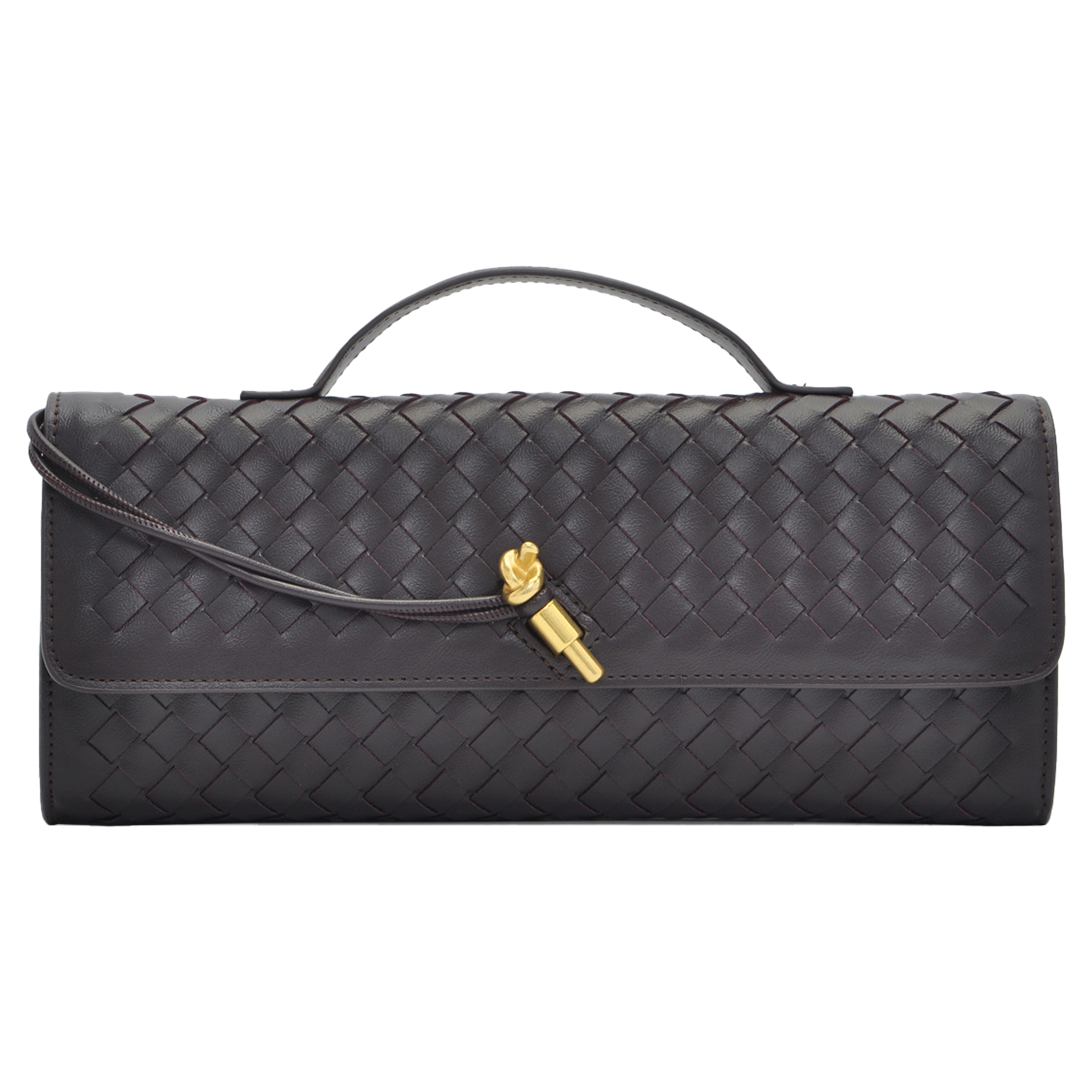 Pu Fashion Woven Hand-Held Diagonal Cross Bag 7