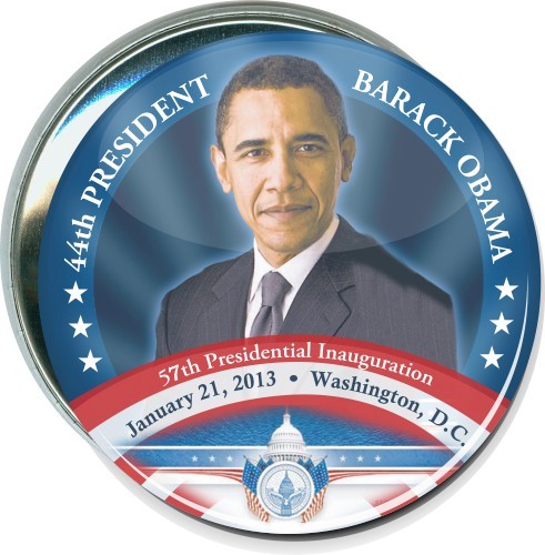 Obama, 57th Presidential Inauguration, Political Button