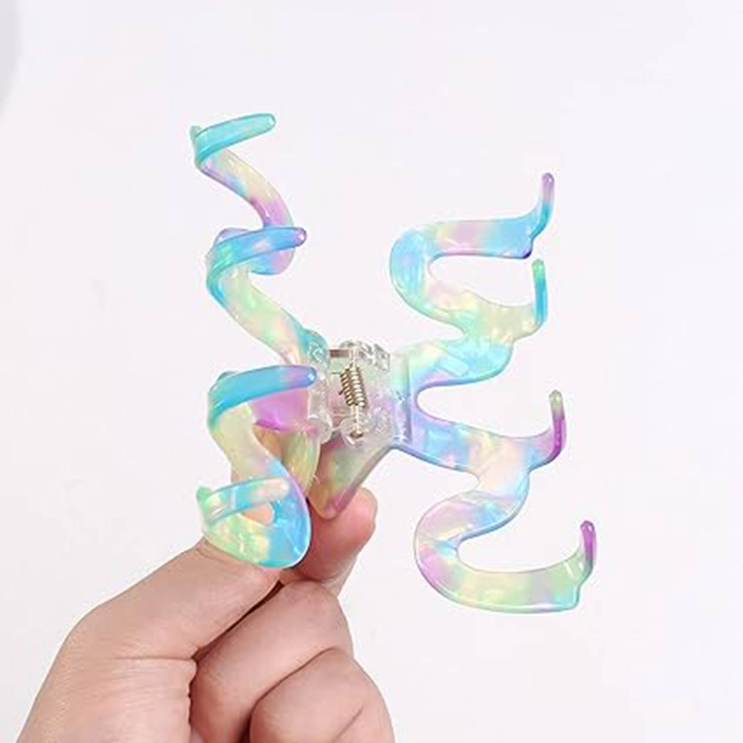 Multicolored Women's Hair Claw Clips 10