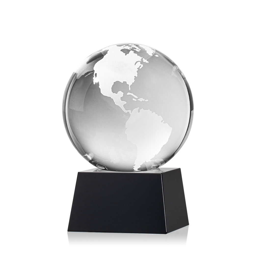 Globe Award on Robson Base - Black 13