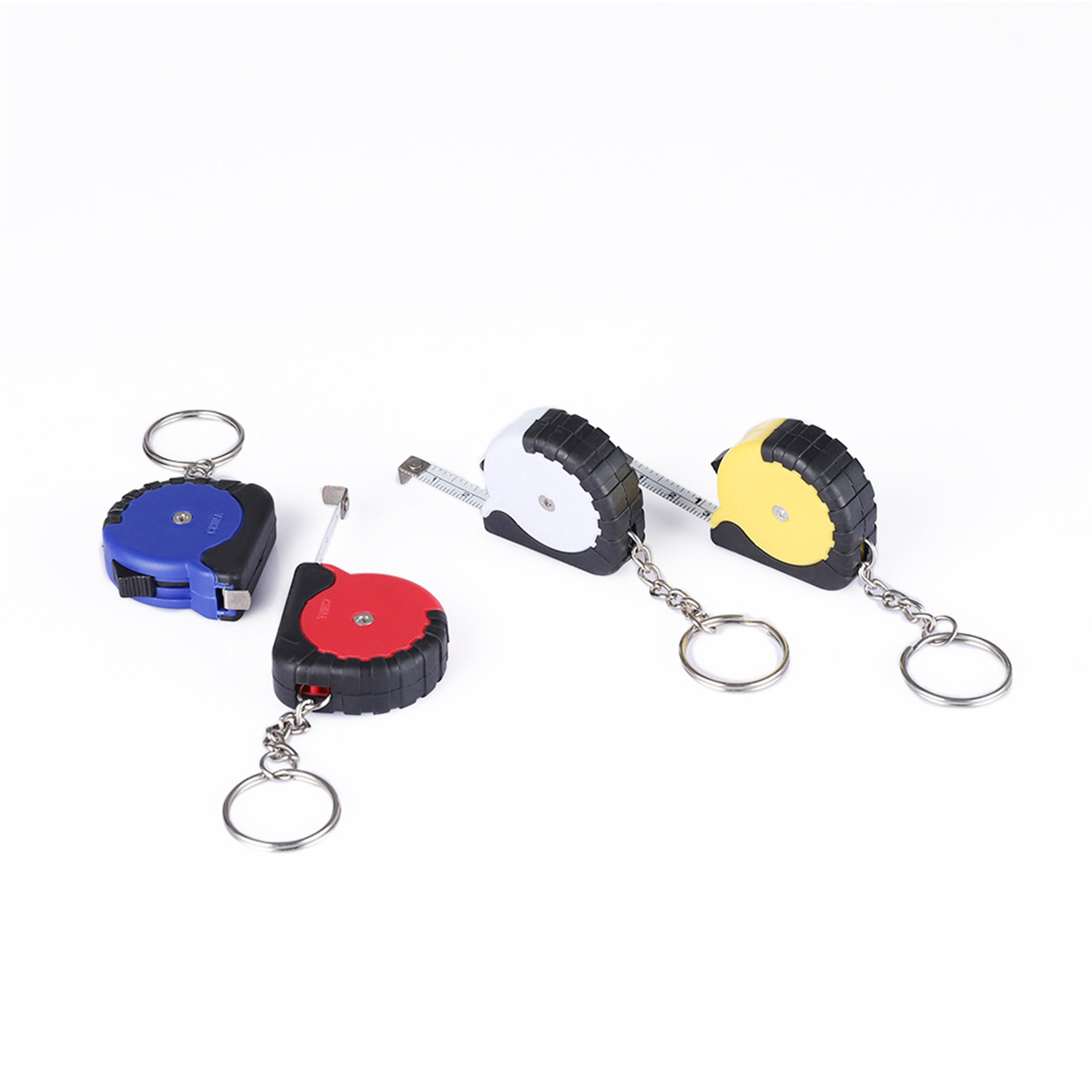 Mini Tape Measure with Keychain 2