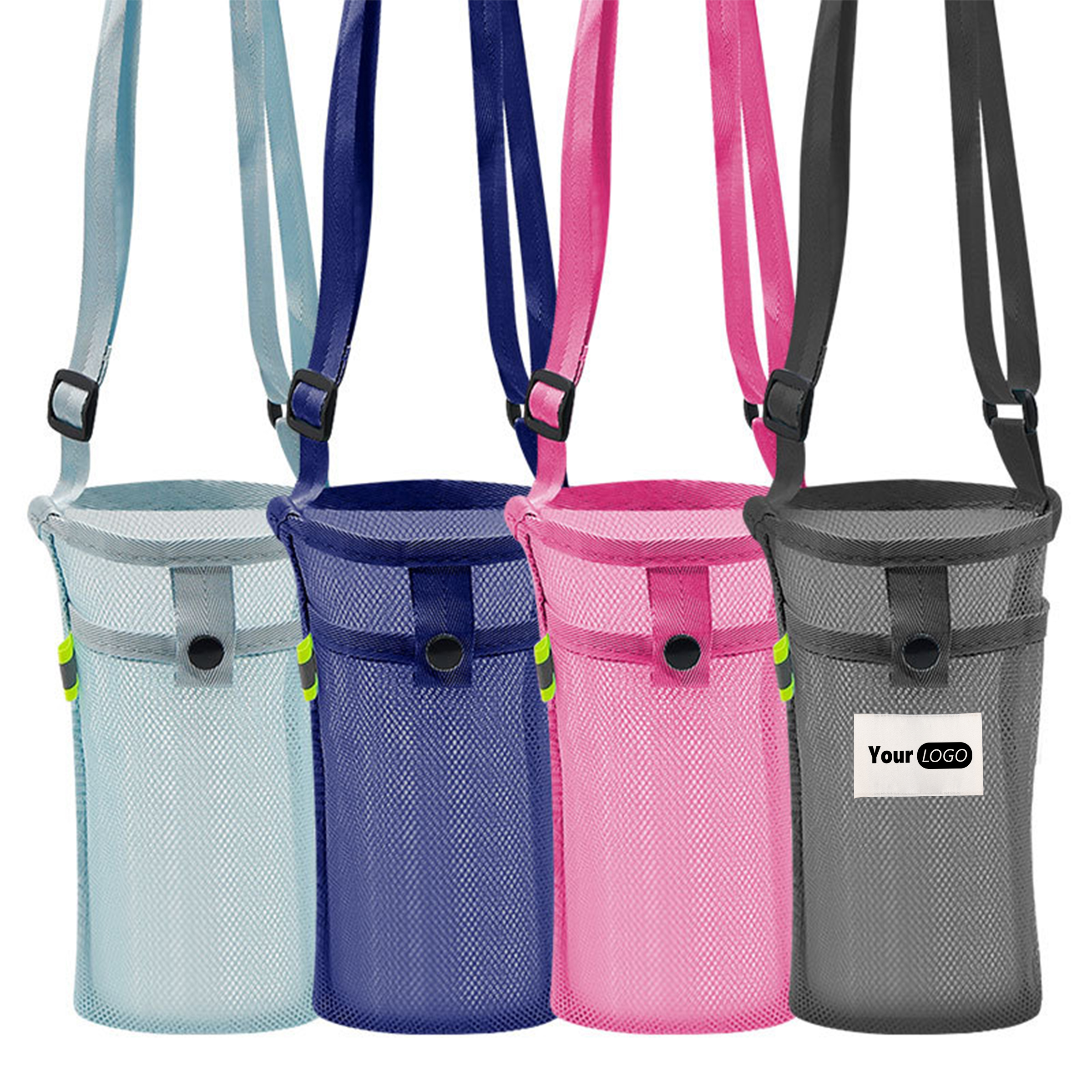 Mesh Fabric Portable Mesh Water Cup Protective Cover 2