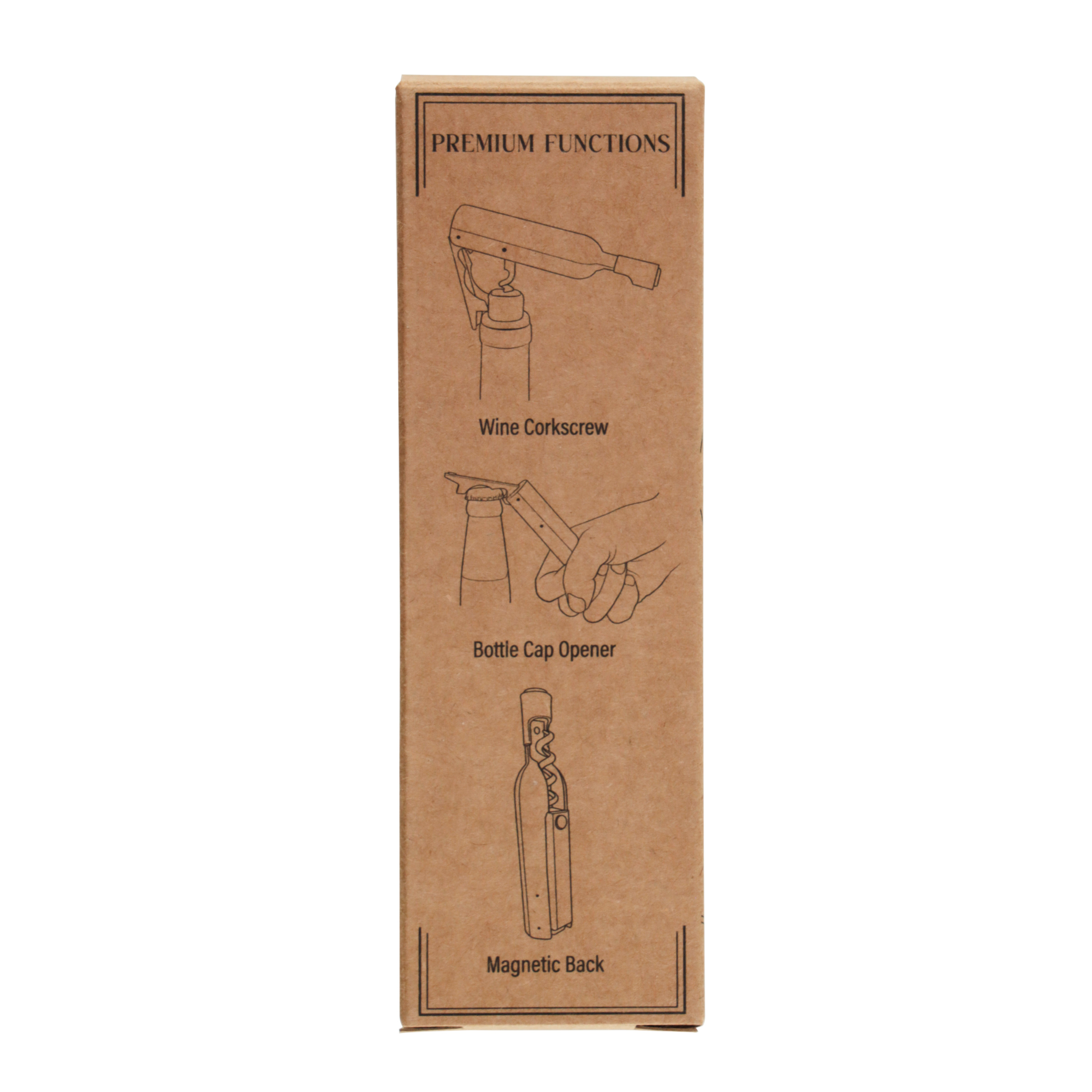 Wine Corkscrew Dual Function Bottle Opener 3