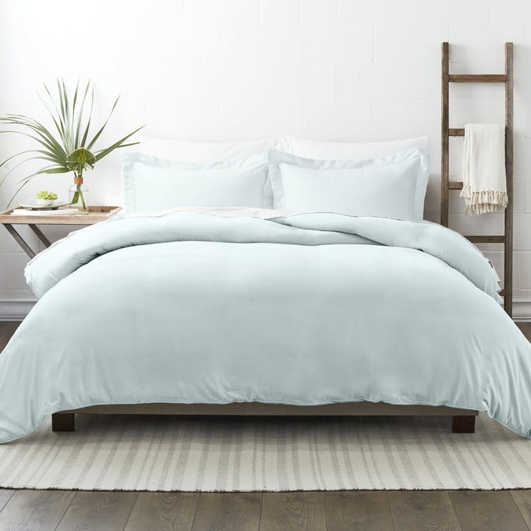 Duvet Cover Sets - Light Mint Full-Queen 3 Piece 1