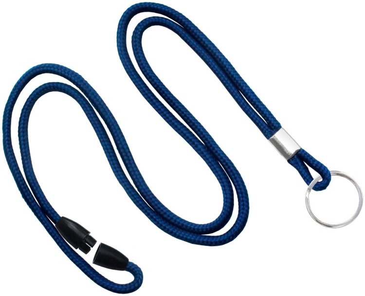 1/8" Round Braid Lanyard with Breakaway (J-Hook) 11