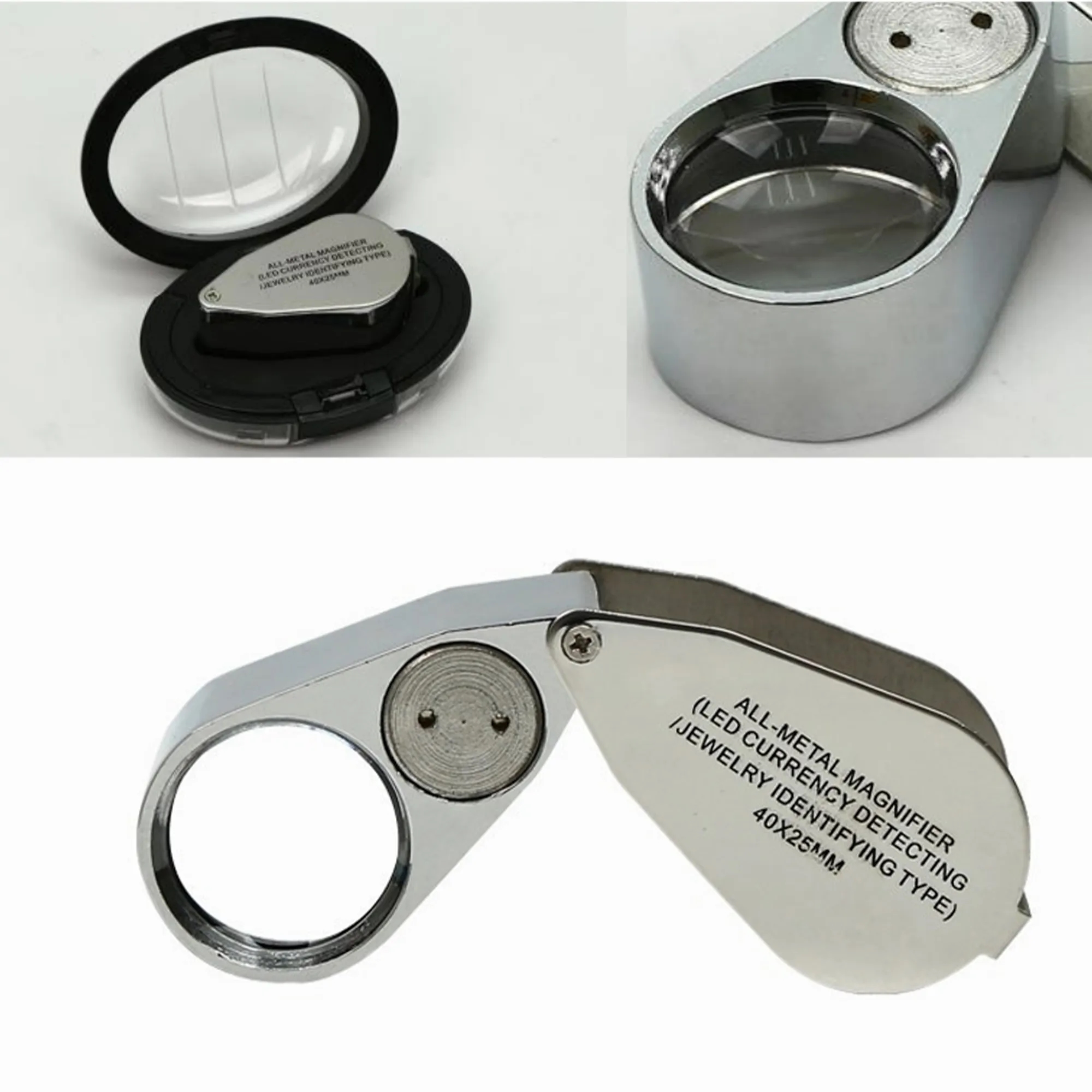 40X LED Illuminated Loupe Magnifier 2