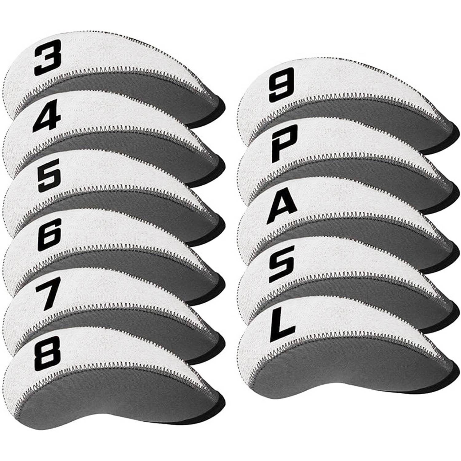 11PCS Custom Neoprene Golf Club Headcover 14