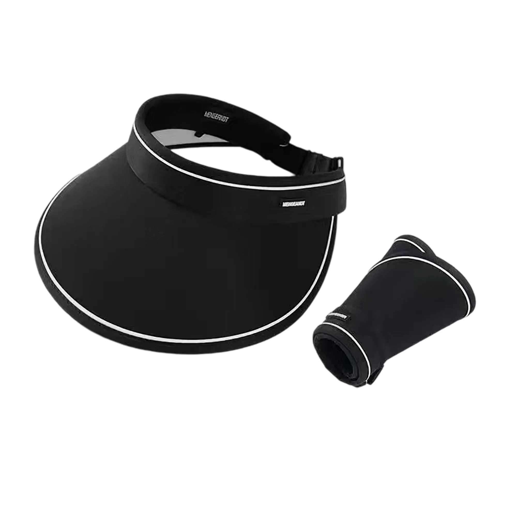 Wide-Brim Ponytail Sun Visor 6