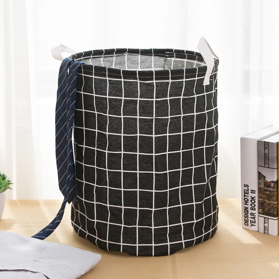 Drawstring Clothes Hamper 11