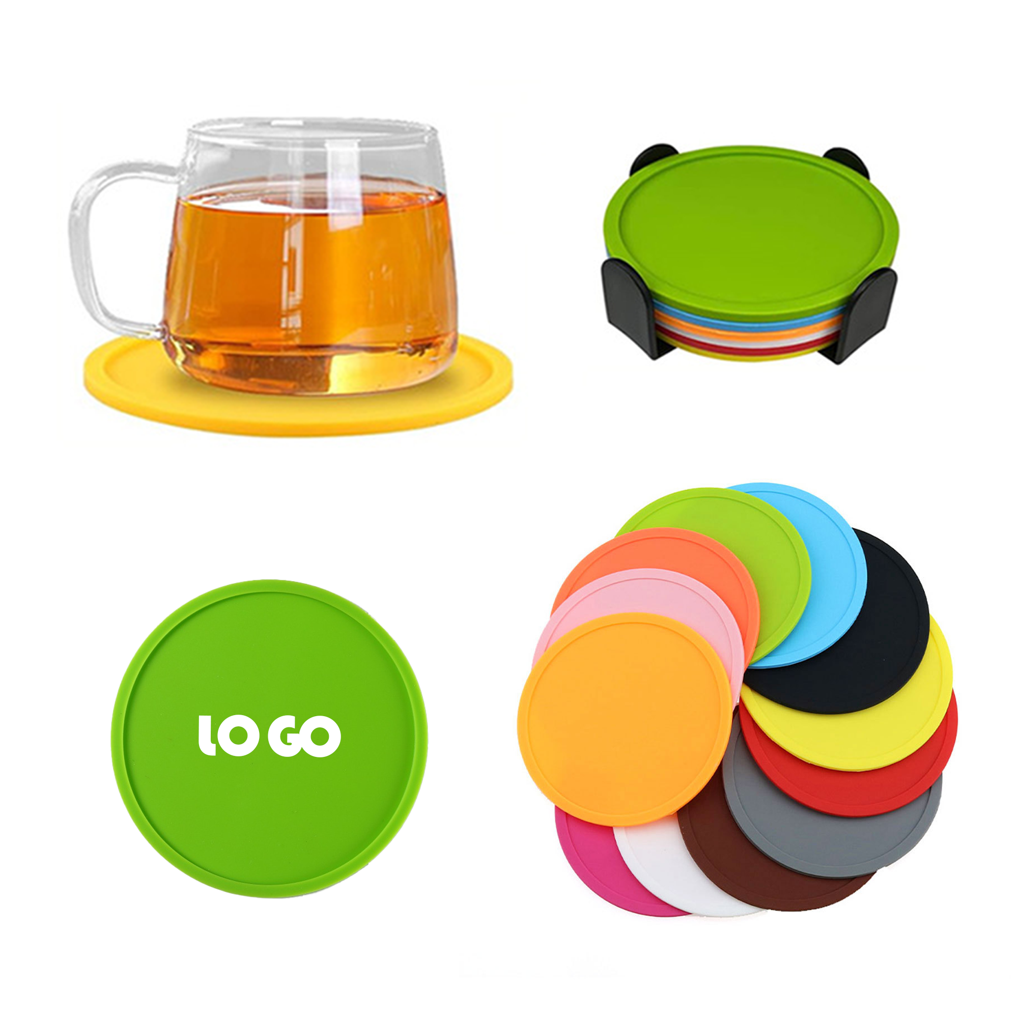 Silicone Round Coaster 2