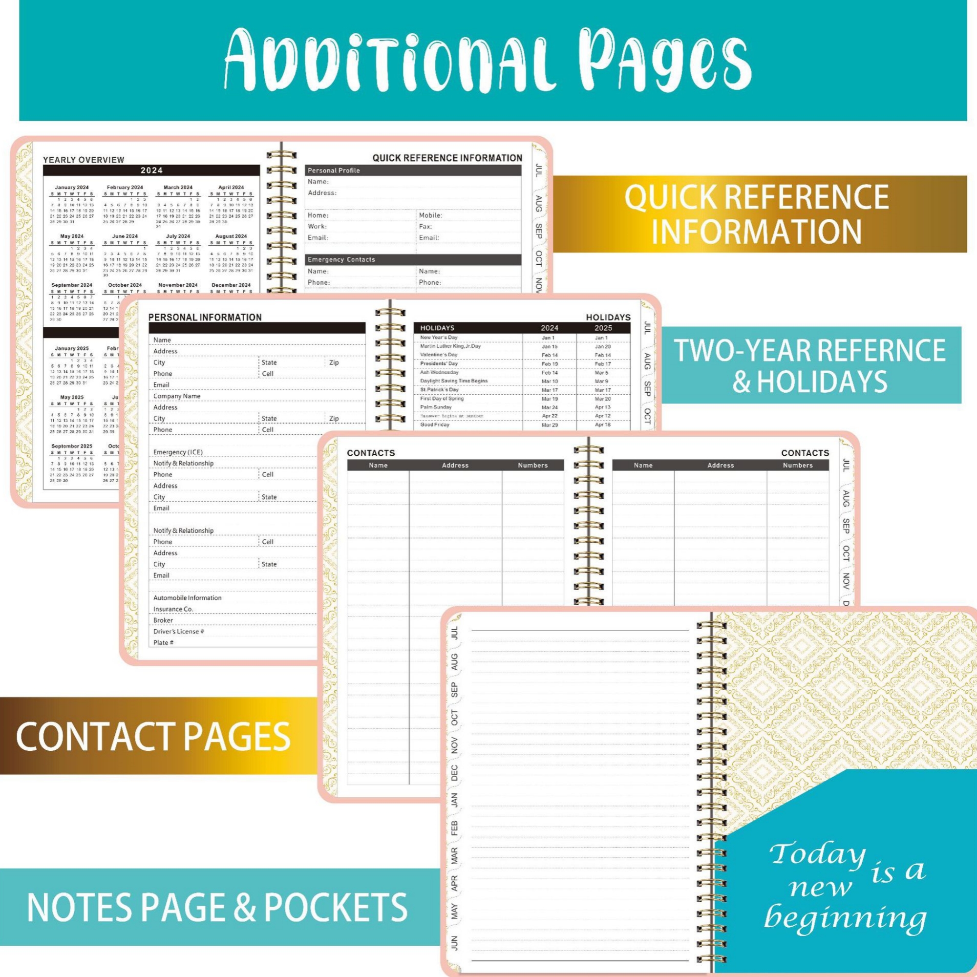 Weekly Monthly Planner 2025 6