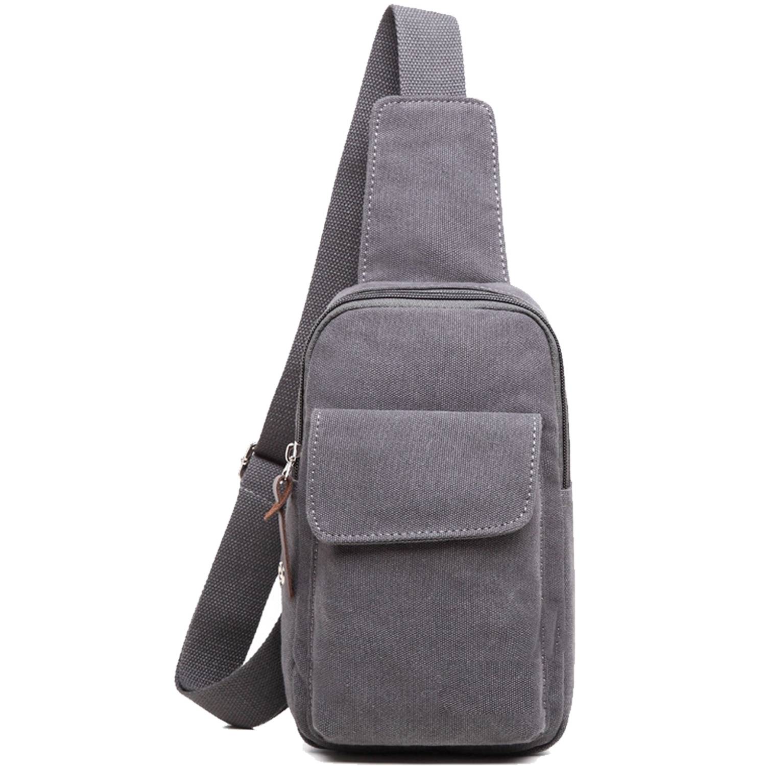 Canvas Crossbody Backpack for Women & Men Chest Bag 7