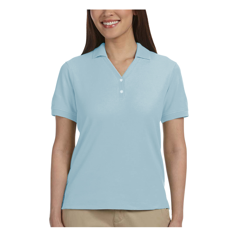 Devon & Jones Ladies' Short-Sleeve Y-Collar Polo Shirts 60