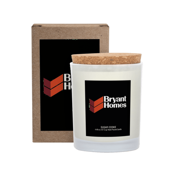 Niva Frosted 6oz Candle With Cork Lid 11