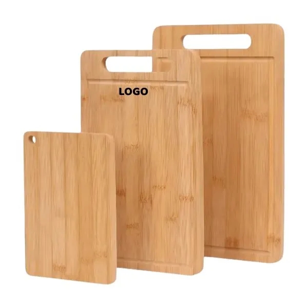 Bamboo Cutting Board Set with Handles 11