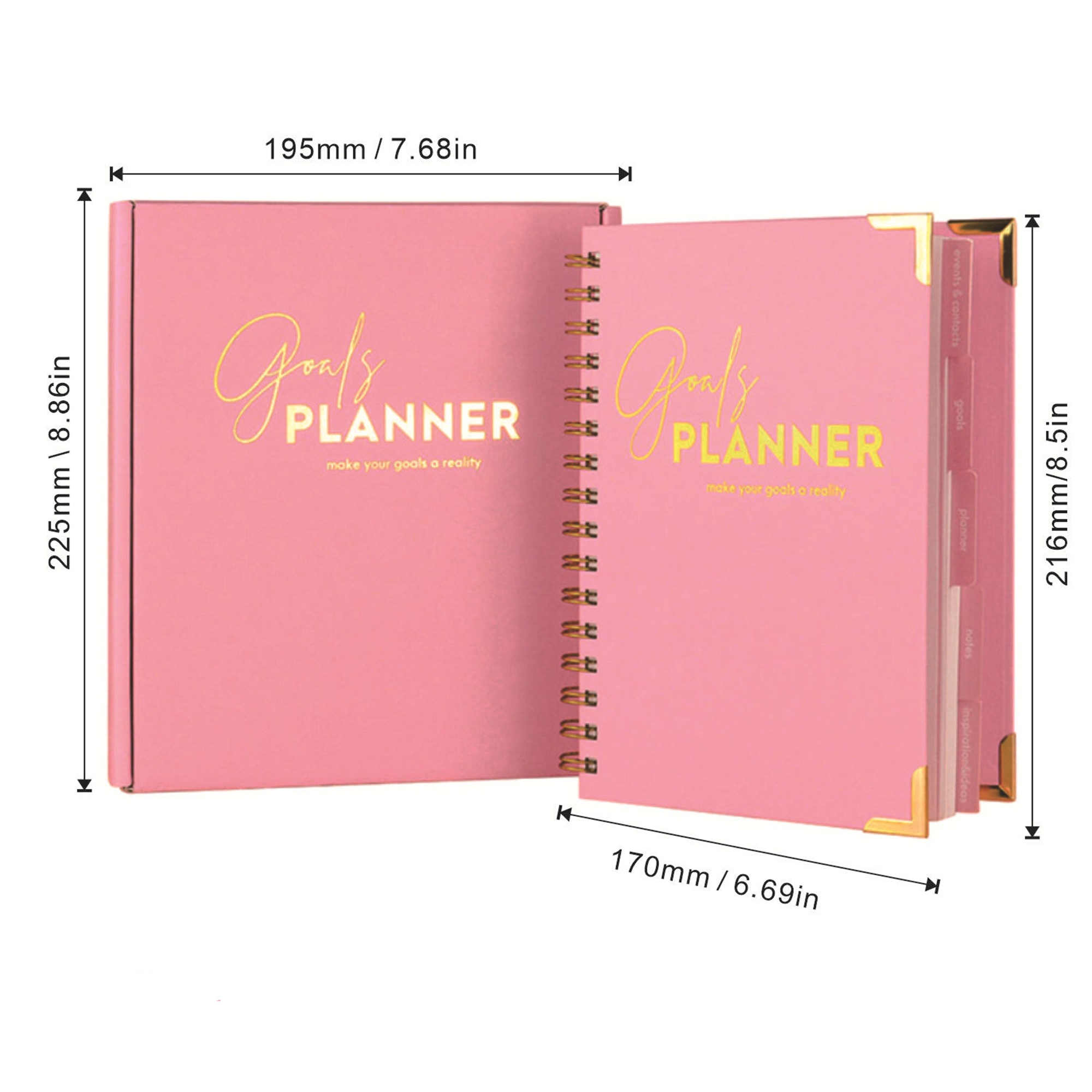 Personalized Hard-Cover Agenda Planner 2