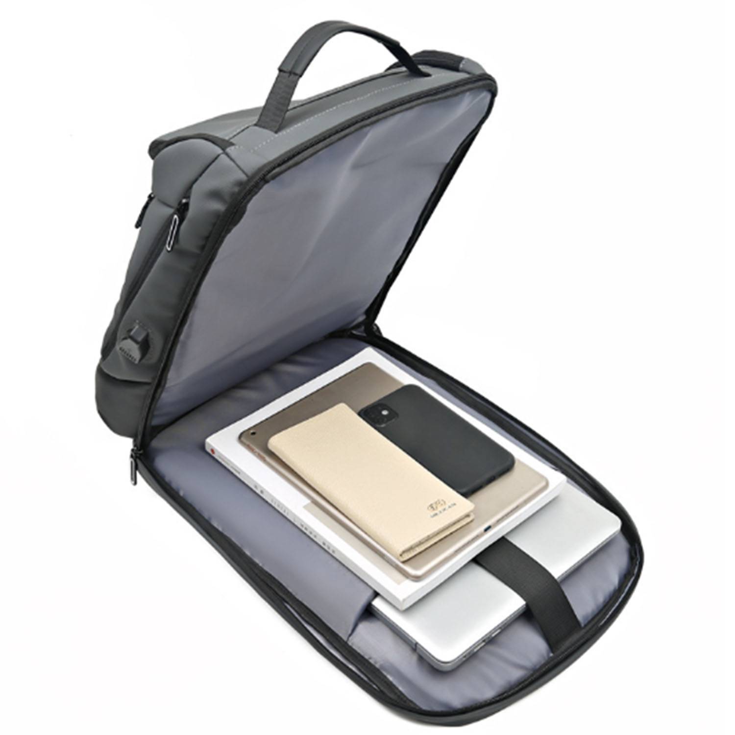 Anti-Theft Multifunctional Backpack with Usb Charging Port 7